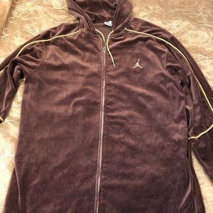 Beautiful velvet Jordan tracksuit top